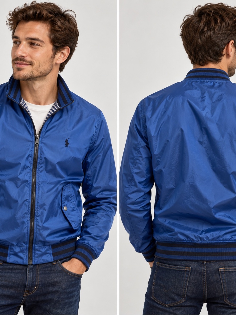 Polo by Ralph Lauren Royal Blue Lightweight Bomber Jacket